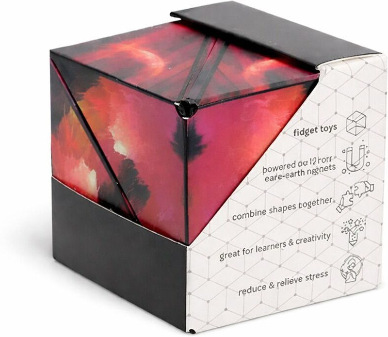 Craveon Magnetic Magic Cube 72 Shapes 3D Puzzle Shape Shifting Brain Toy for Kids(1 Pieces)