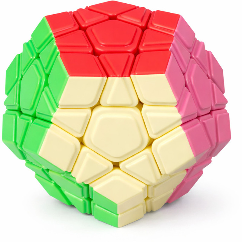Craveon MoYu MeiLong Megaminx Magic Cube Puzzle Smooth Turning Multicolor 6+(1 Pieces)