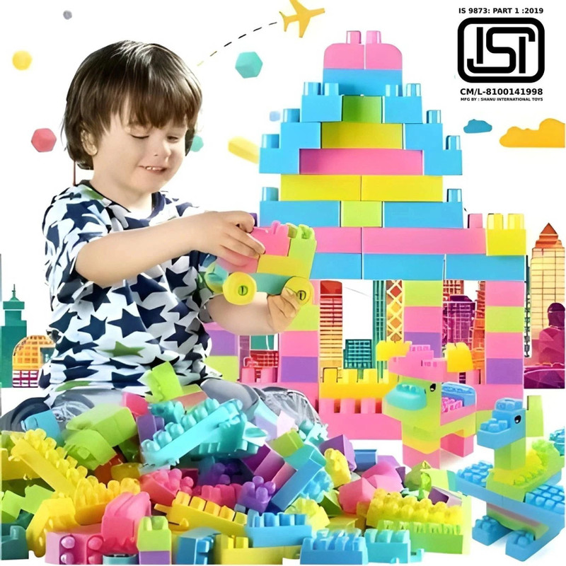 BOZICA Building block educational learning puzzle Toys games gift for kids,boys,girls(50 Pieces)