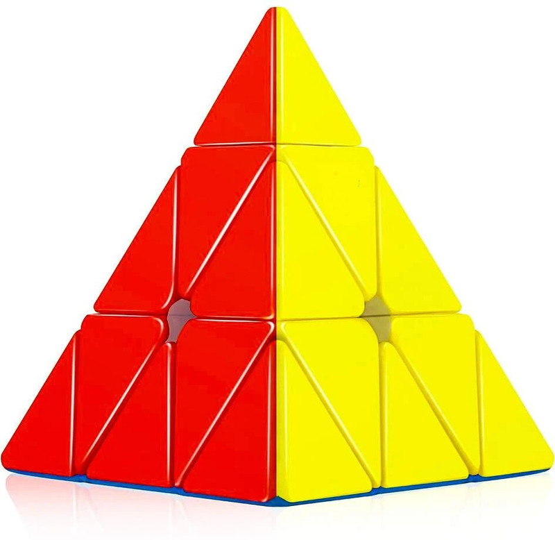 Sotnof Super Smooth Stickerless Triangle Pyramid Shape Magic Cube Toy puzzle(1 Pieces)