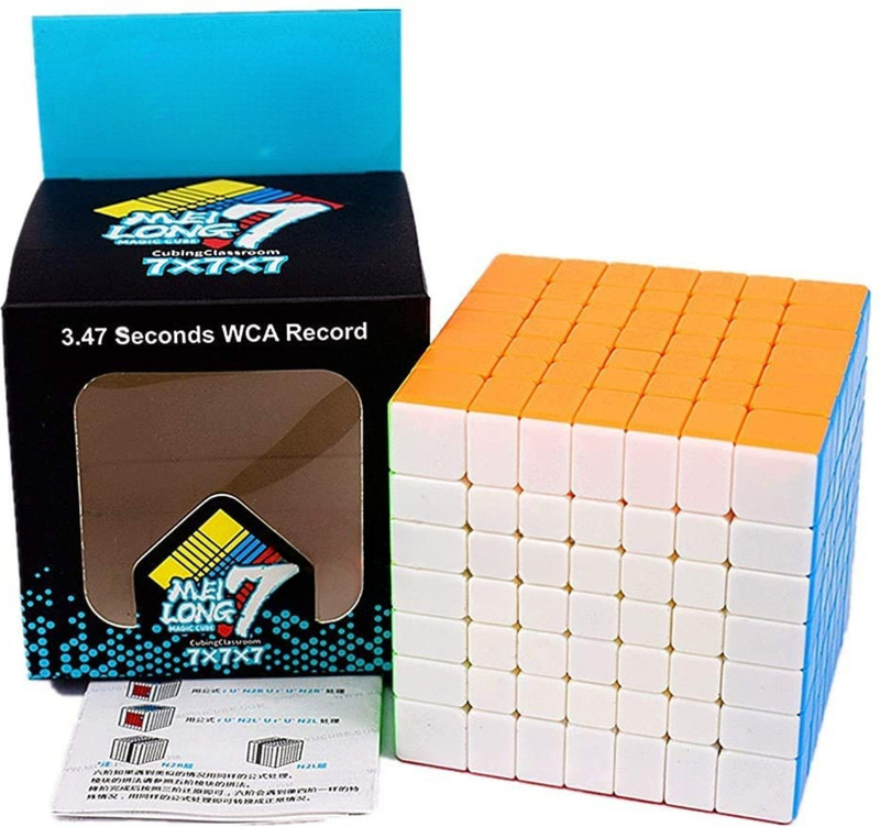 PN AVAN 7x7 High Speed Stickerless Magic Cube Puzzle | Brain Teaser Toy For Kids(1 Pieces)