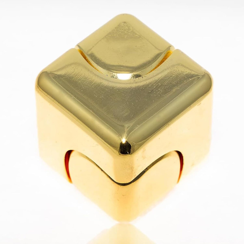 VATTU Fidget Toys for Adults Stress Relief Square Fidget Infinity Cube Portable Metal(1 Pieces)