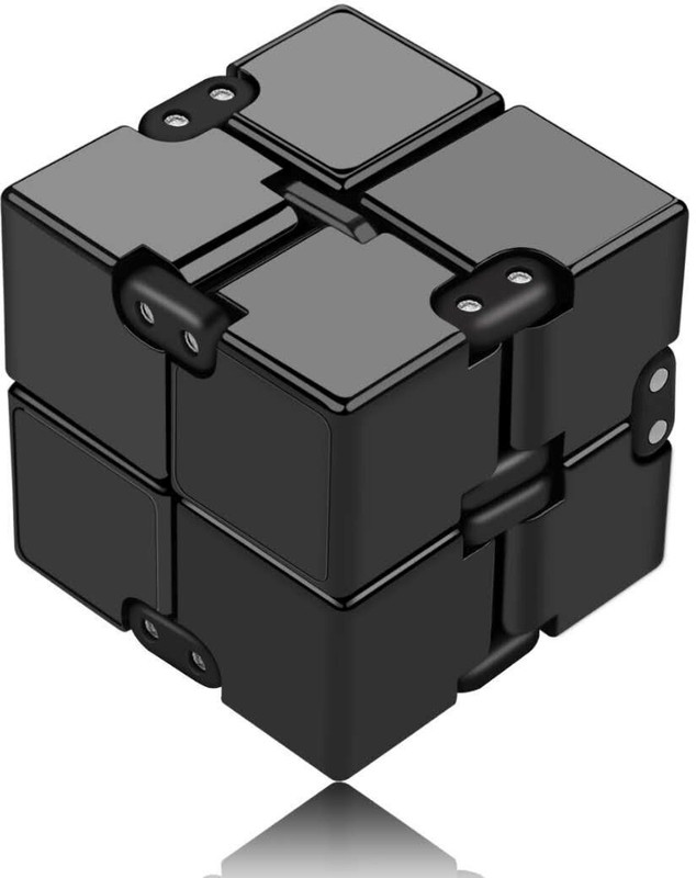 WROPZO Infinity Cube Fidget Toy Prime Infinite Cube Spinner Stress Relief for ADD ADHD(1 Pieces)