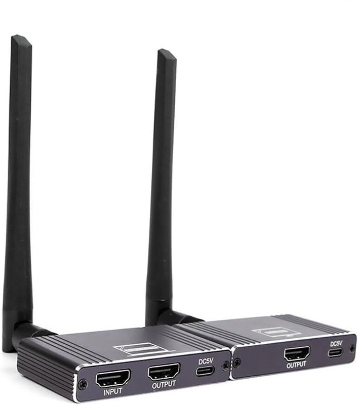Tobo Wireless HDMI Extender Kit Supports 1080P Full HD 200m 1PAIR Wireless TD-1352H Quick Release Plate