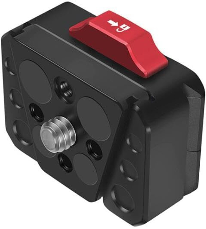 ELFOG 1/4 Claw Quick Release Plate Tripod Quick Setup Kit with 1/4'' Screw Quick Release Plate