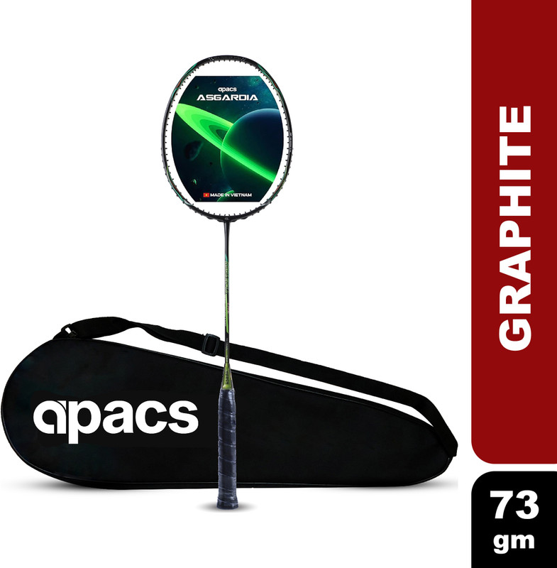 apacs Asgardia Lite (73G, 35 LBS) Orange, Black Unstrung Badminton Racquet(Pack of: 1, 73 g)