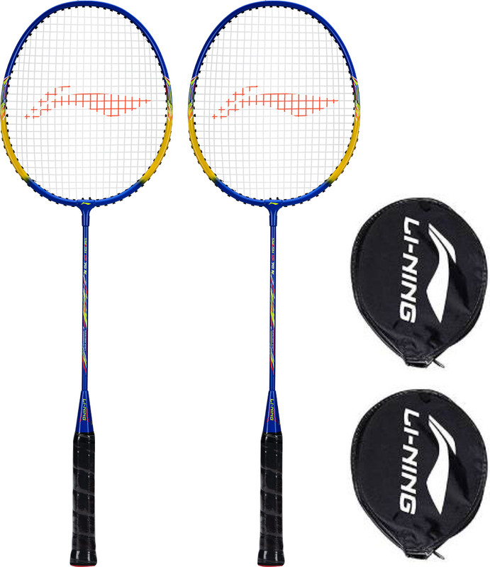 LI-NING XP-70-IV Black, Gold Strung Badminton Racquet(Pack of: 2, 86 g)