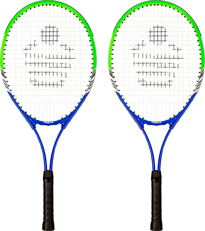 COSCO Drive 25 Tennis Racquet (8 to 10 years) Multicolor Strung Tennis Racquet(Pack of: 1, 270 g)