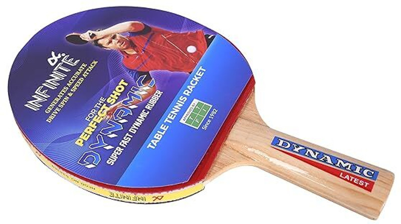 INFINITE DYNAMIC Multicolor Table Tennis Racquet(Pack of: 1, 0.2 kg)