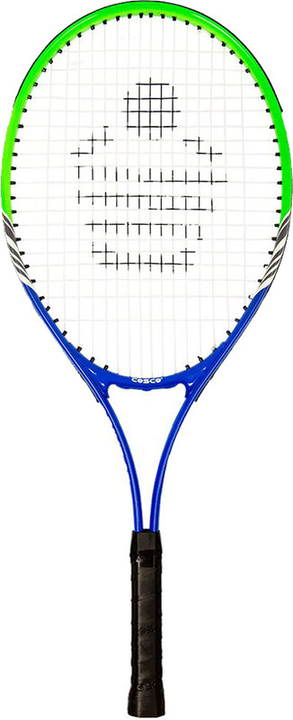 COSCO Drive-27 Green, Blue Strung Tennis Racquet(Pack of: 1, 290 g)