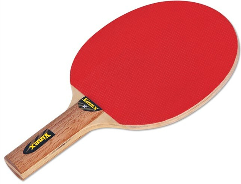 VINEX TT Bat Pacer – 1 Star | Table Tennis Racket for Beginners | 5mm Blade Red Table Tennis Racquet(Pack of: 2, 200 g)