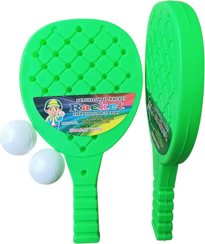 BPI SPORTS TOY Table Tennis Bat Set (PVC/Plastic) 2-7 yrs kids indoor outdoor game Orange Table Tennis Racquet(Pack of: 1, 50 g)