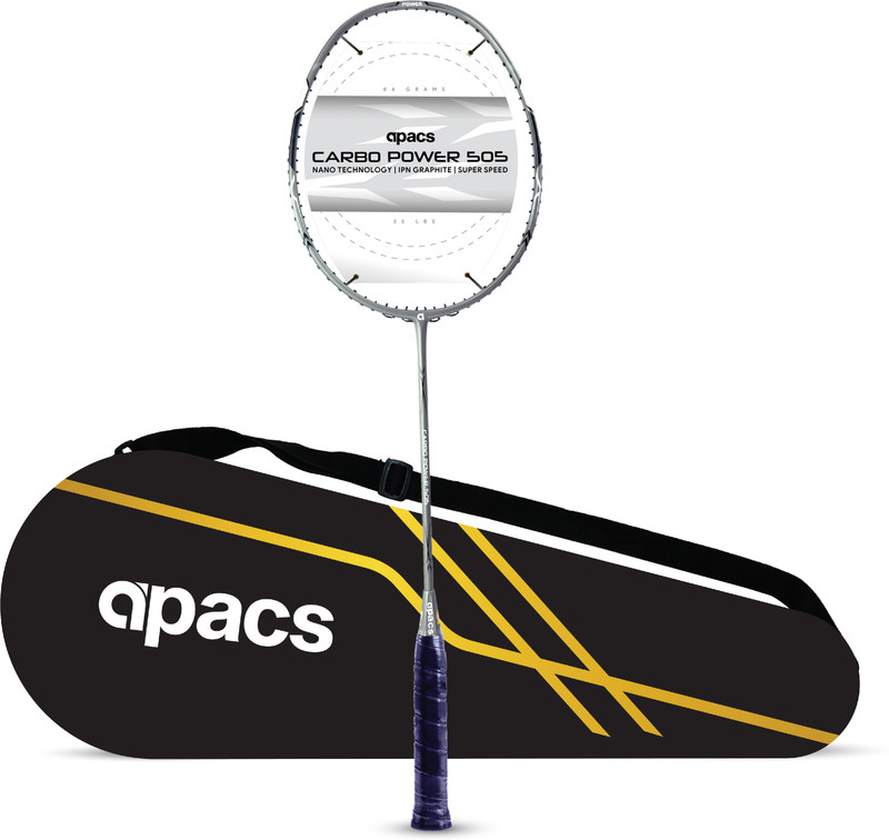 apacs Carbo Power 505 Grey Unstrung Badminton Racquet(Pack of: 1, 84 g)