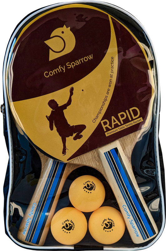 Comfy Sparrow Blue Blue Table Tennis Racquet(Pack of: 1, 360 g)