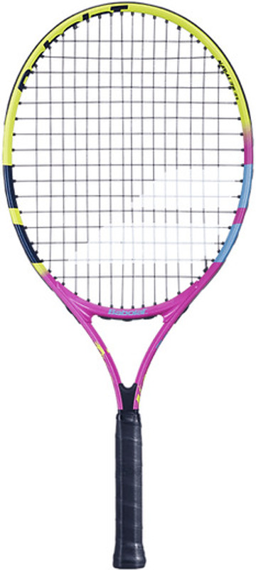 BABOLAT Nadal Junior 23 Tennis Racquet Grip Size 0 Yellow, Pink, Blue Strung Tennis Racquet(Pack of: 1, 320 g)