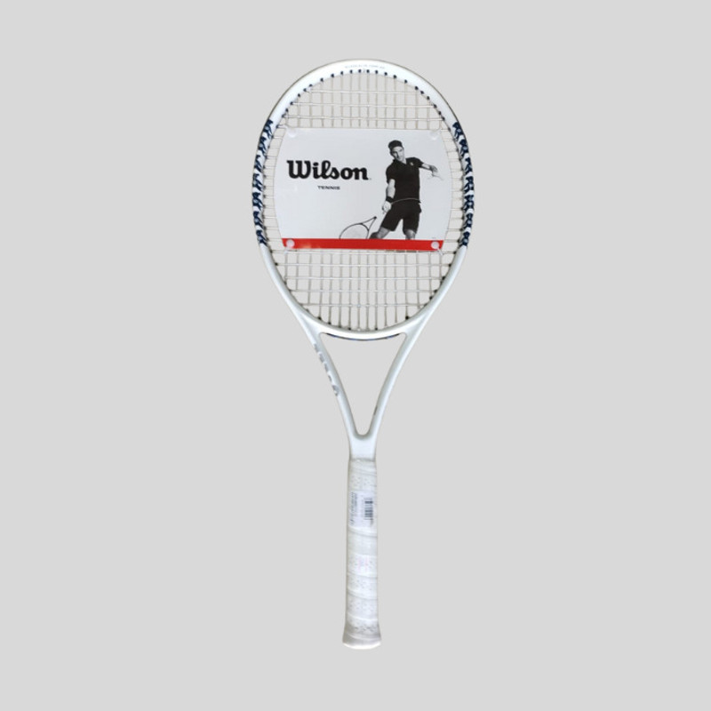 SatyaDevSports Tennis Racket Wilson White Strung Tennis Racquet(Pack of: 1, 150 g)