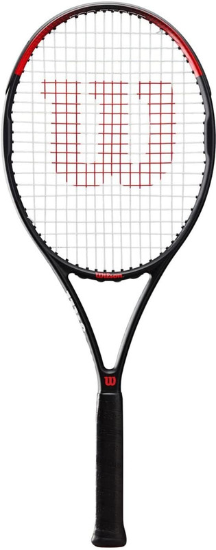 WILSON PRO STAFF Precision 103-270G Black, Red Strung Tennis Racquet(Pack of: 1, 270 g)