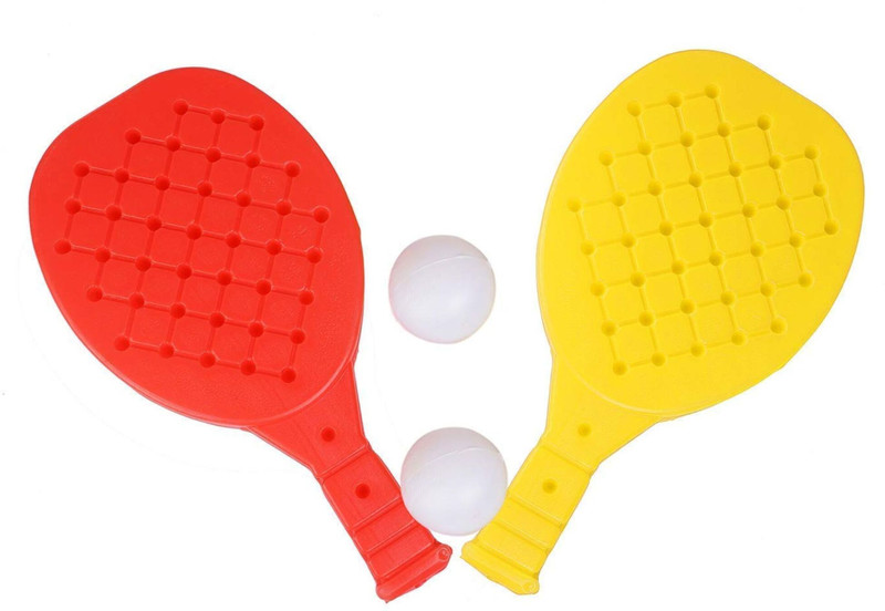 victory sports mart Kids Tennis Set, Mini Table Tennis Bat & Ball for Toddlers Multicolor Strung Tennis Racquet(Pack of: 1, 150 g)