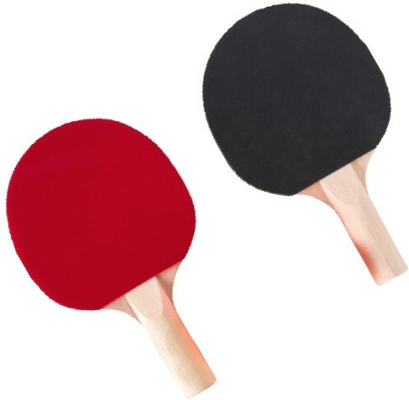 ABG Table Tennis Racket Red & Black Set of 2 Pcs Red, Black Table Tennis Racquet(Pack of: 1, 250 g)