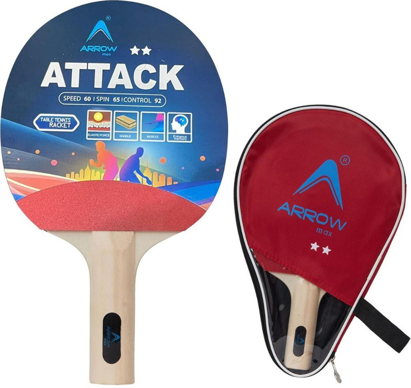 ArrowMax CLUB Multicolor Table Tennis Racquet(Pack of: 1, 150 g)