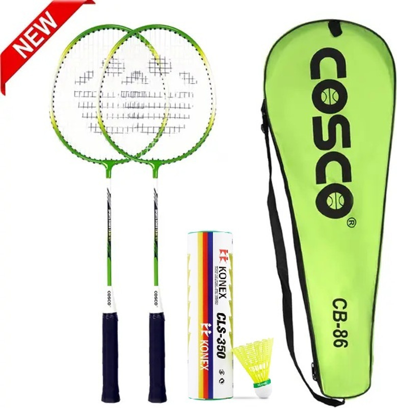 COSCO CB 86 Sports Badminton with Nylon Shuttlecock Badminton Kit