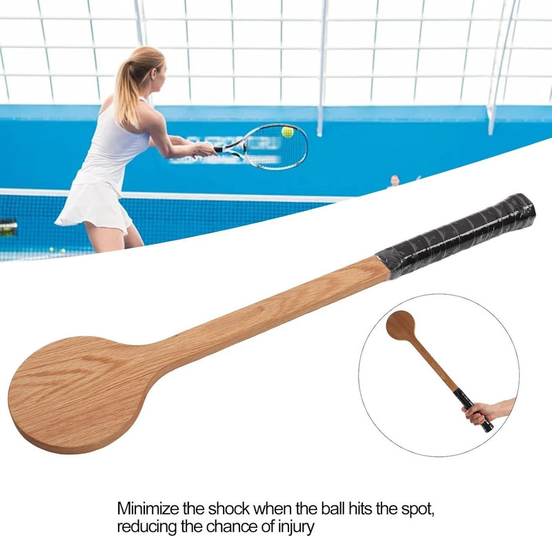Inaya enterprises portable tennis wooden Brown Strung Tennis Racquet(Pack of: 1, 0.3 g)