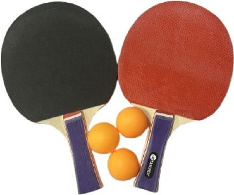 Maya Play Indoor Table Tennis Kit Beginner TT Bat Set for Practice & Recreation Multicolor Table Tennis Racquet(Pack of: 5, 200 g)