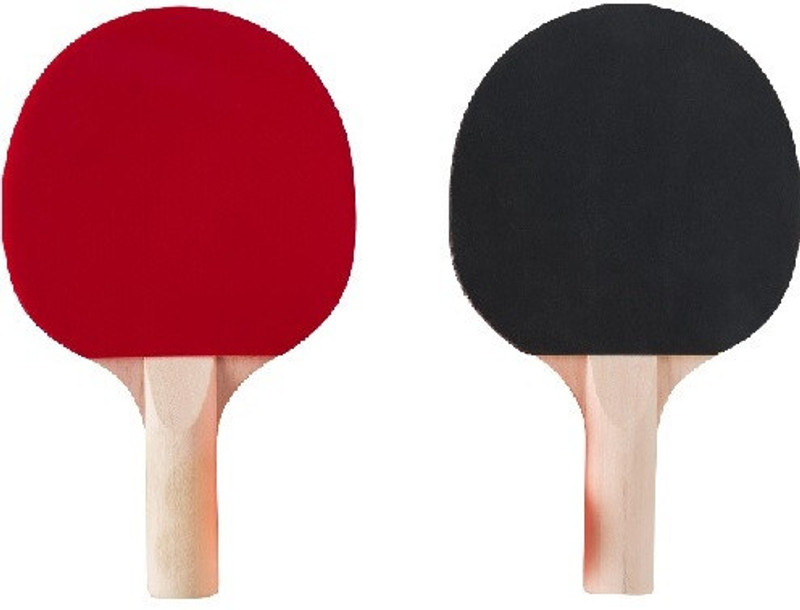 house of common Best Quality Table Tennis Racquet Red/Black with Orange Ball 1 Pcs Red, Black Table Tennis Racquet(Pack of: 1, 250 g)