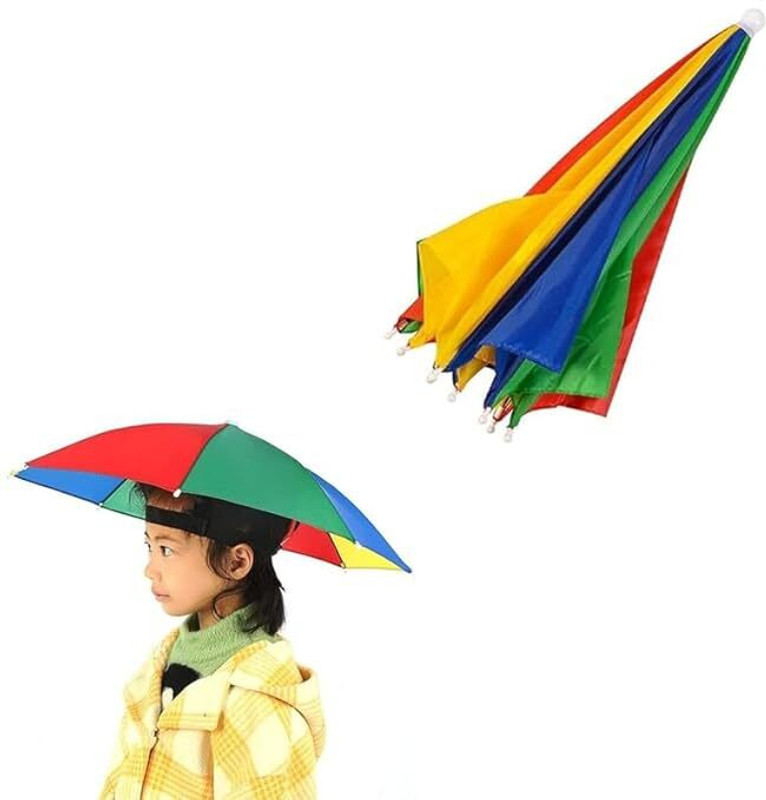 FBC Kids head umbrella M Rain Sheet(Multicolor)
