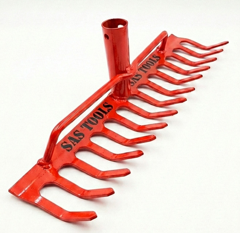 SAS INTERPRISES 14 teeth heavy duty garden rake Garden rake(10 cm)