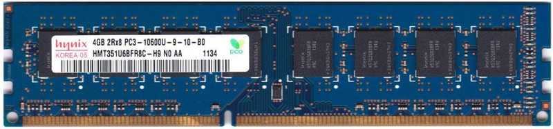 Hynix 1333Mhz/10600 DDR3 4 GB PC (HMT351UBFR8C-H9 PC3 10600U)(Blue, Green)