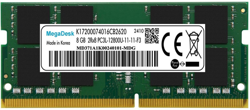 MegaDesk Laptop PC4 DDR4 8 GB (Single Channel) PC (High-Performance 2666mhz for Laptop RAM 1.2V - Compatible Laptop)