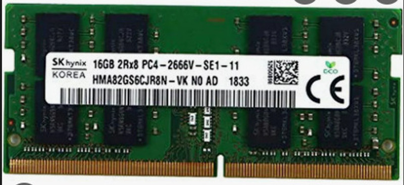 Sk Hynix PC4-2666V DDR4 8 GB (Dual Channel) Laptop (2666MHZ)