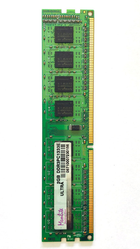 Bytecore DDR3 DDR3 2 GB (Single Channel) PC PC RAM (2GB DDR3 Desktop RAM 1333MHz High Performance Memory for Desktop Computers)(Green)