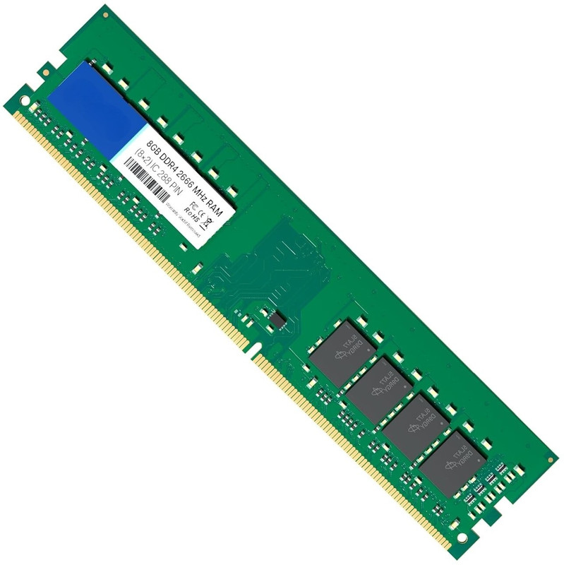 CPU WALA DDR4 Performance Series DDR4 8 GB (Single Channel) PC DDR4 (GNX 8GB DDR4 2666 Desktop RAM)(Green)