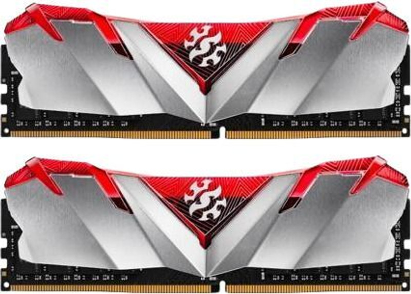 XPG D30 2X8GB 3200 Mhz DDR4 16 GB (Dual Channel) PC DRAM (AX4U32008G16ASR30)(Red & Grey)
