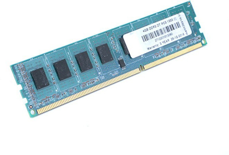 LAPCARE Desktop Ram 2017 DDR3 4 GB (Dual Channel) PC DDR 3 Ram (Lap4GB)(Multicolor)