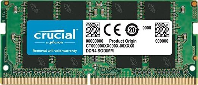 Crucial 3200 DDR4 8 GB (Single Channel) Laptop SDRAM (CB8GS3200) or (CT8G4SFS832A)(Green)