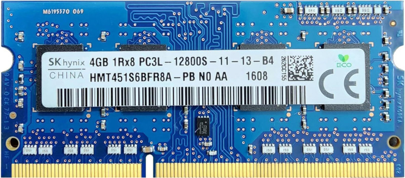 PreSolve 4GB DDR3 4 GB (Single Channel) Laptop SODIMM (4GB PC3L Laptop RAM)(Blue)