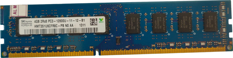 Hynix HYNIX DDR3 4 GB (Dual Channel) PC DRAM (HMT351U6CFR8C-PB NO AA 1311)(Blue)