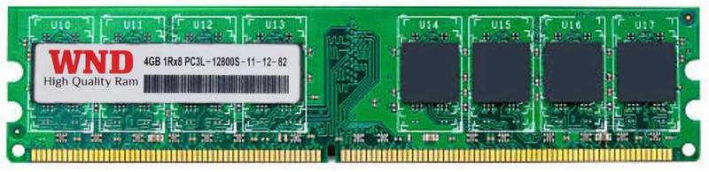 wnd 1600MHz Desktop Ram DDR3 4 GB PC Desktop (4GB DDR3L 12800 Desktop Ram)(Multicolor)