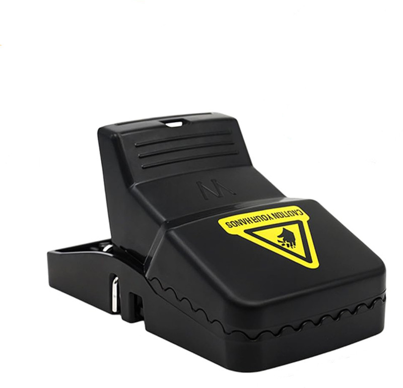 GLOBALSHOP Rat Trap Snap Trap Reusable Rodent Control Device for Home & Office Snap Trap