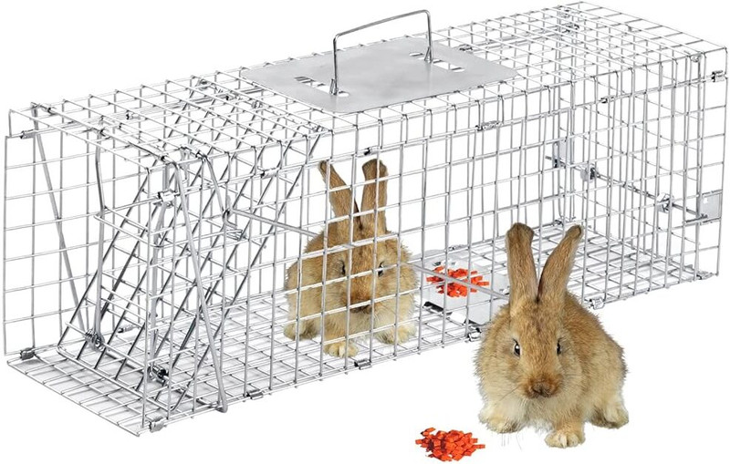 ELEPHANTBOAT Live Animal Cage Trap for Rabbits Cats Squirrels Raccoons Live Trap