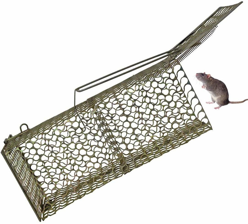 JHTH Rat / Mouse / Chuhaa Trap Iron Live Trap / Rodent Control / Cage for Catching Rat No Poison Pest Control Use For Indoor And Outdoor and Heavy Duty Mouse Cage Live Trap