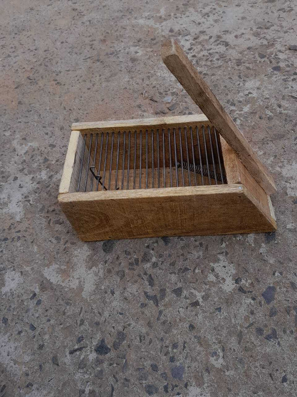 bakarto Strong & the best quality wooden rat trap for home shops godown etc. Live Trap