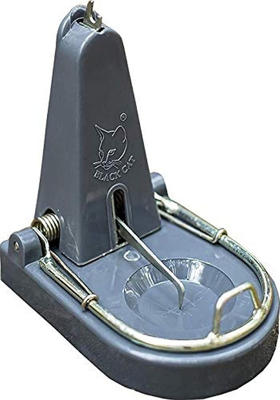 Klickey Black Cat Rat Trap - Powerful Reusable Rodent Control Mouse Trap Live Trap