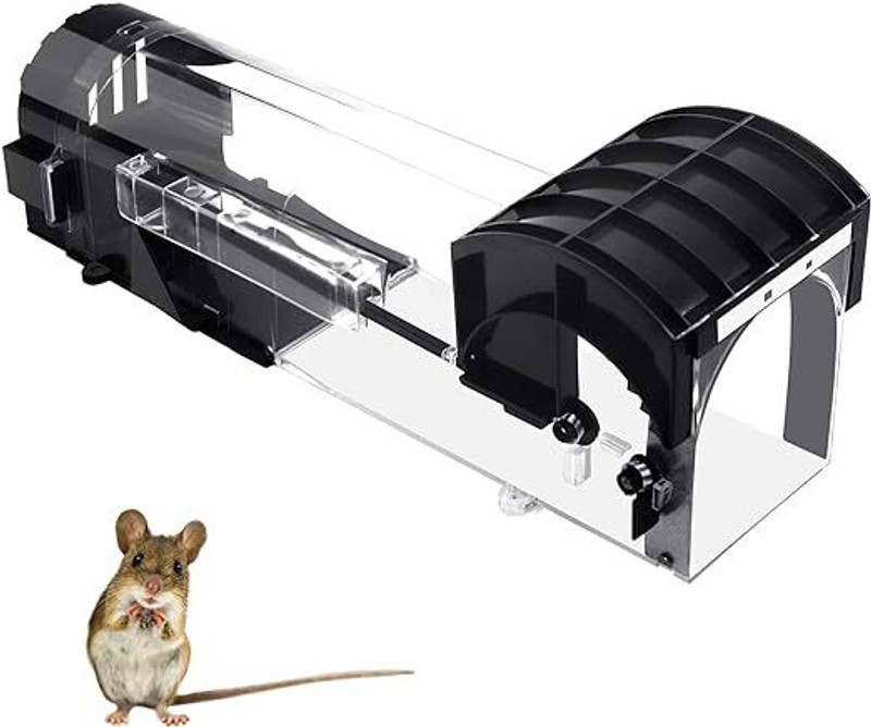 DLEST Rat Trap Cage for House Garden Patio Snap Trap
