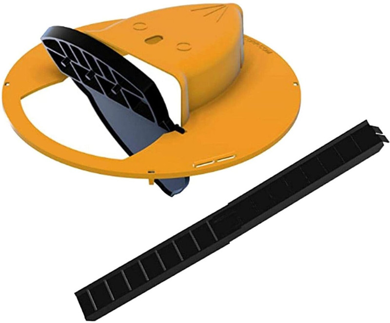 Original Mart Slide Bucket Lid Mouse Rat Trap with Ramp, Flip Auto Reset Multi Catch Live Trap