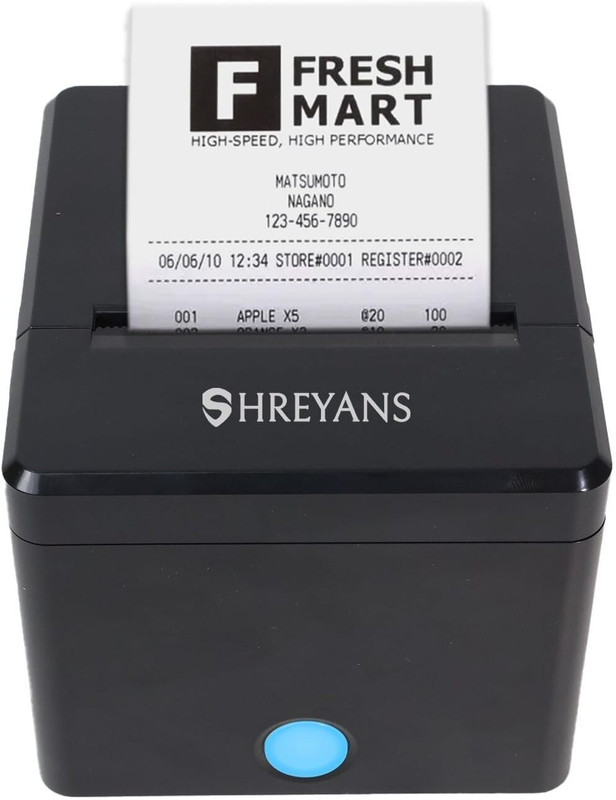 FoodChow POS Billing Machine for Restaurants + 3 Inch Shreyans Thermal Receipt Printer