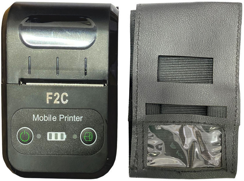 F2C 2 inch Bluetooth Printer With Cover Case for Mobile Billing Thermal
